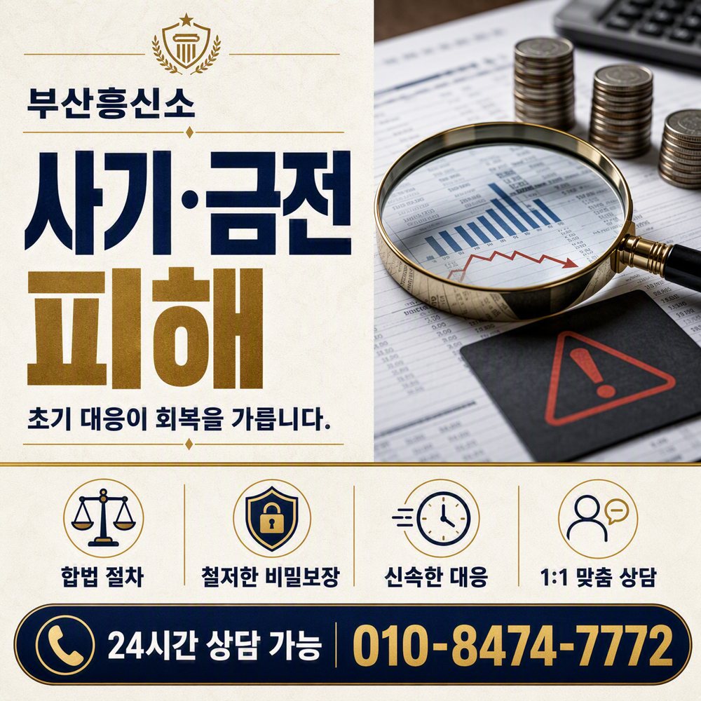 부산흥신소 사기·금전 피해 부산흥신소 사기·금전 피해