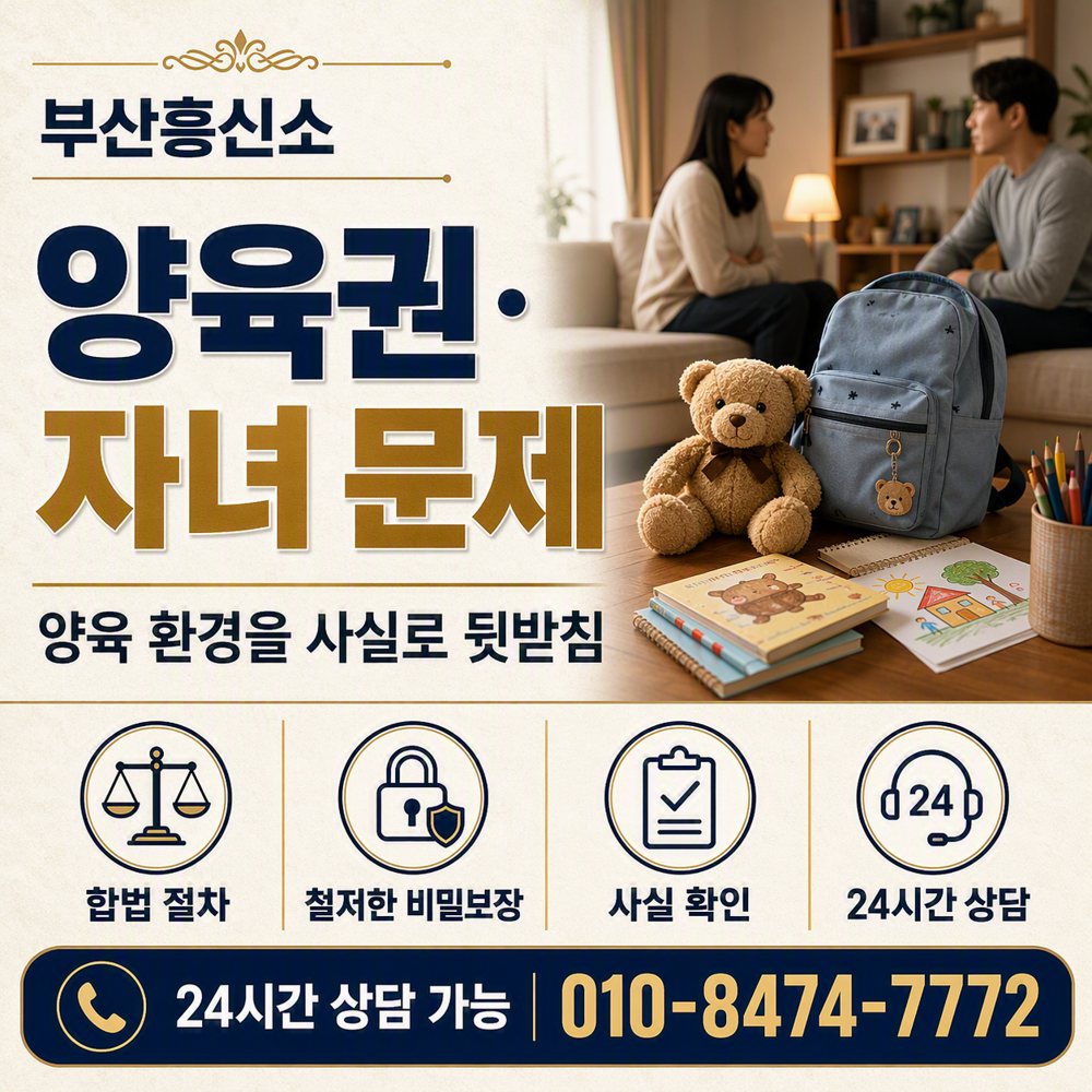 부산흥신소 양육권·자녀 문제 부산흥신소 양육권·자녀 문제